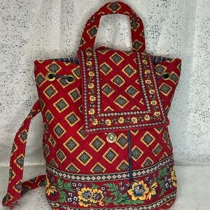 Vera Bradley Backpack with drawstring